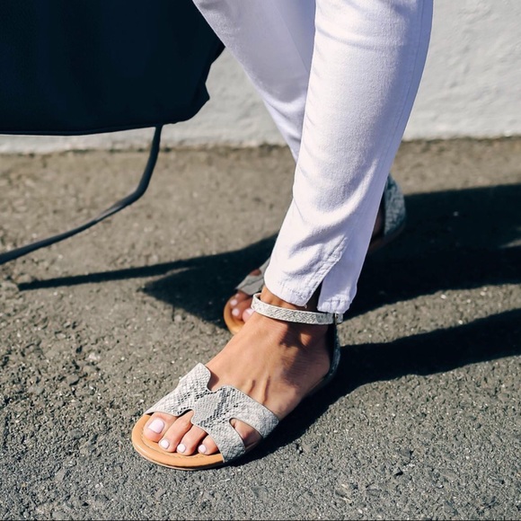 CLEARANCE SALE-FIRM‼️ Lily Sandal-Snakeskin - Picture 6 of 8